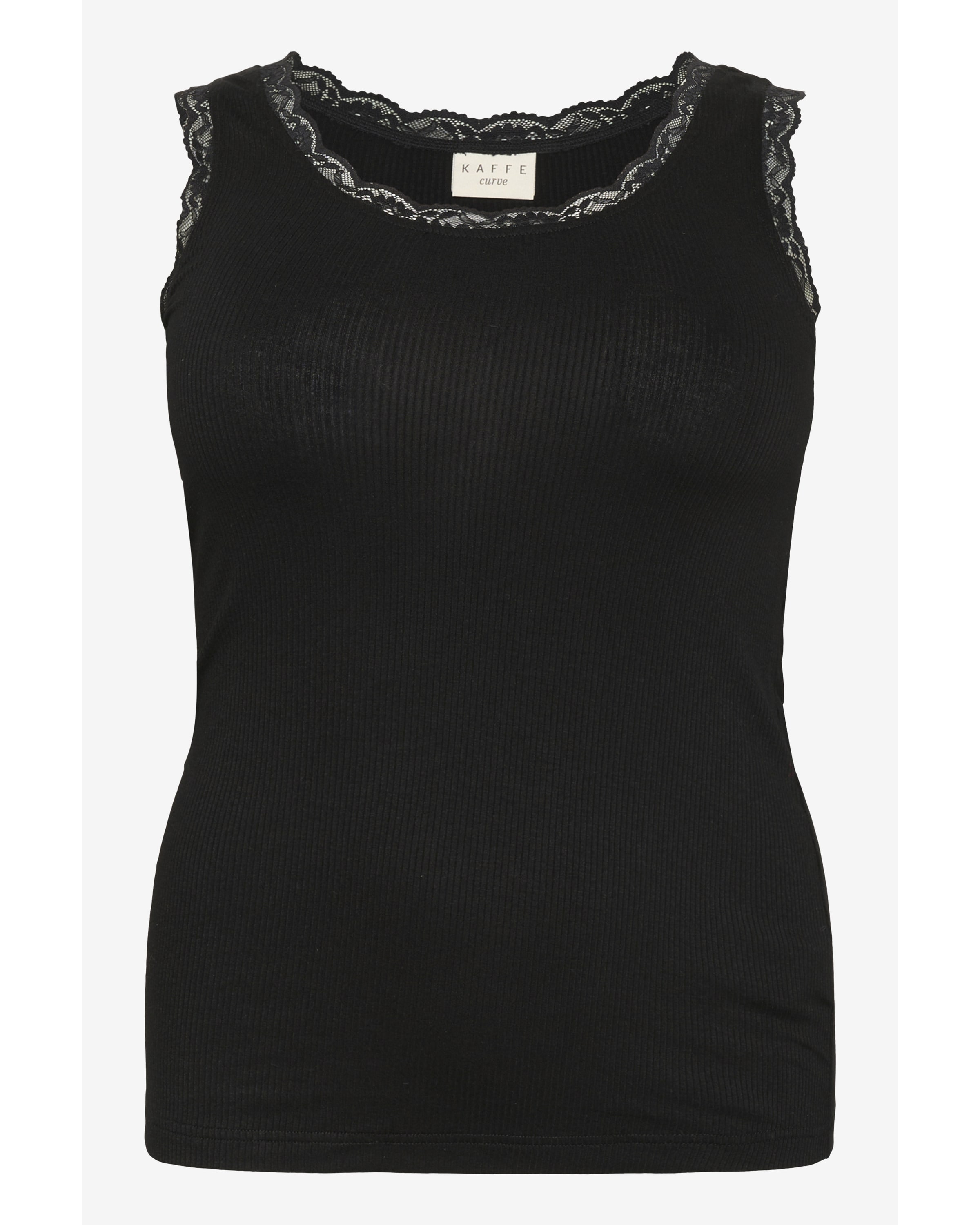 KAFFE CURVE Topp 'KCOmia' i svart, Produktvy