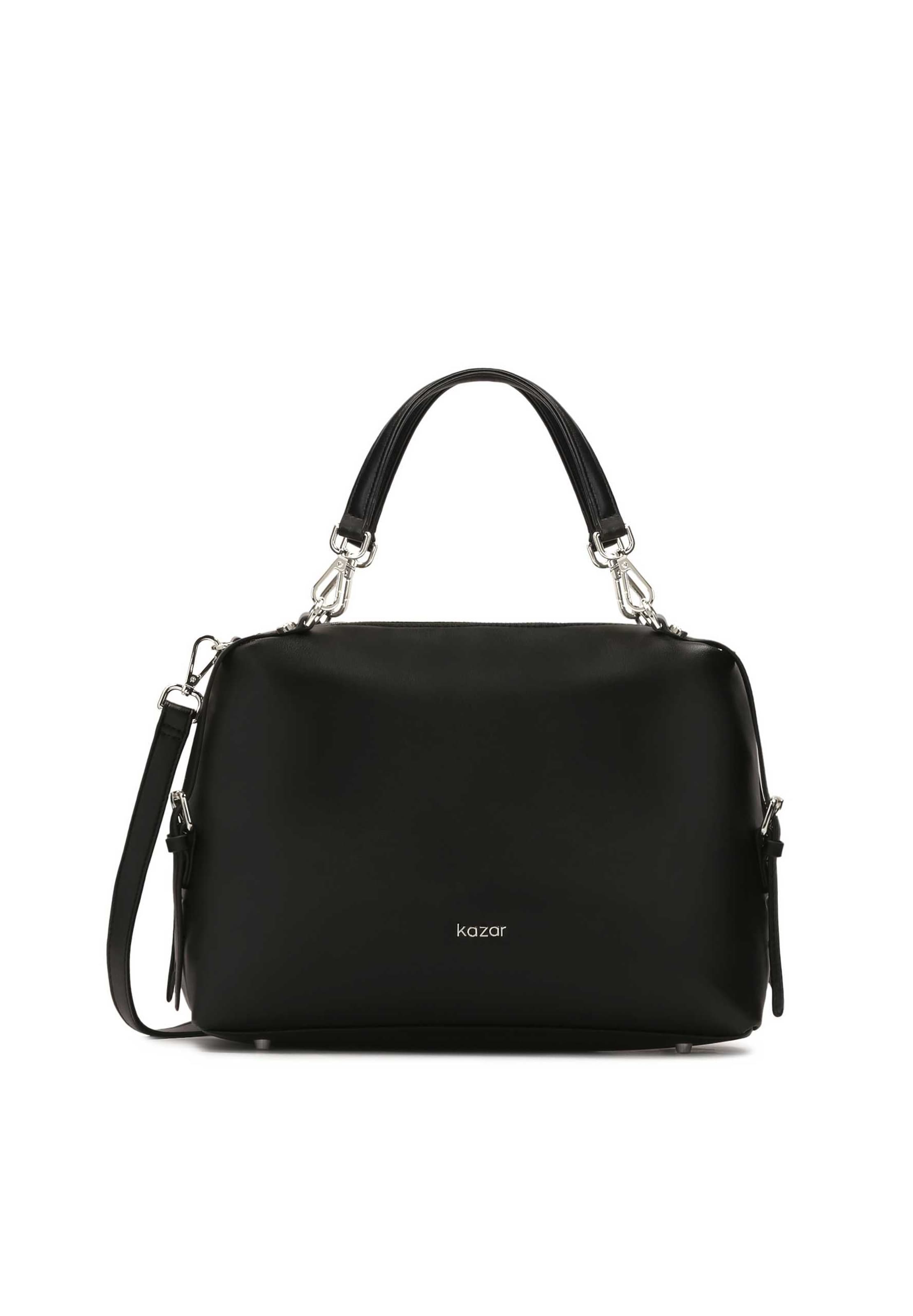 Kazar Handbag in Black: front