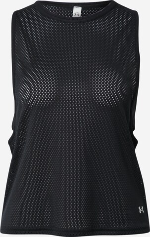 UNDER ARMOUR Sports Top in Black: front