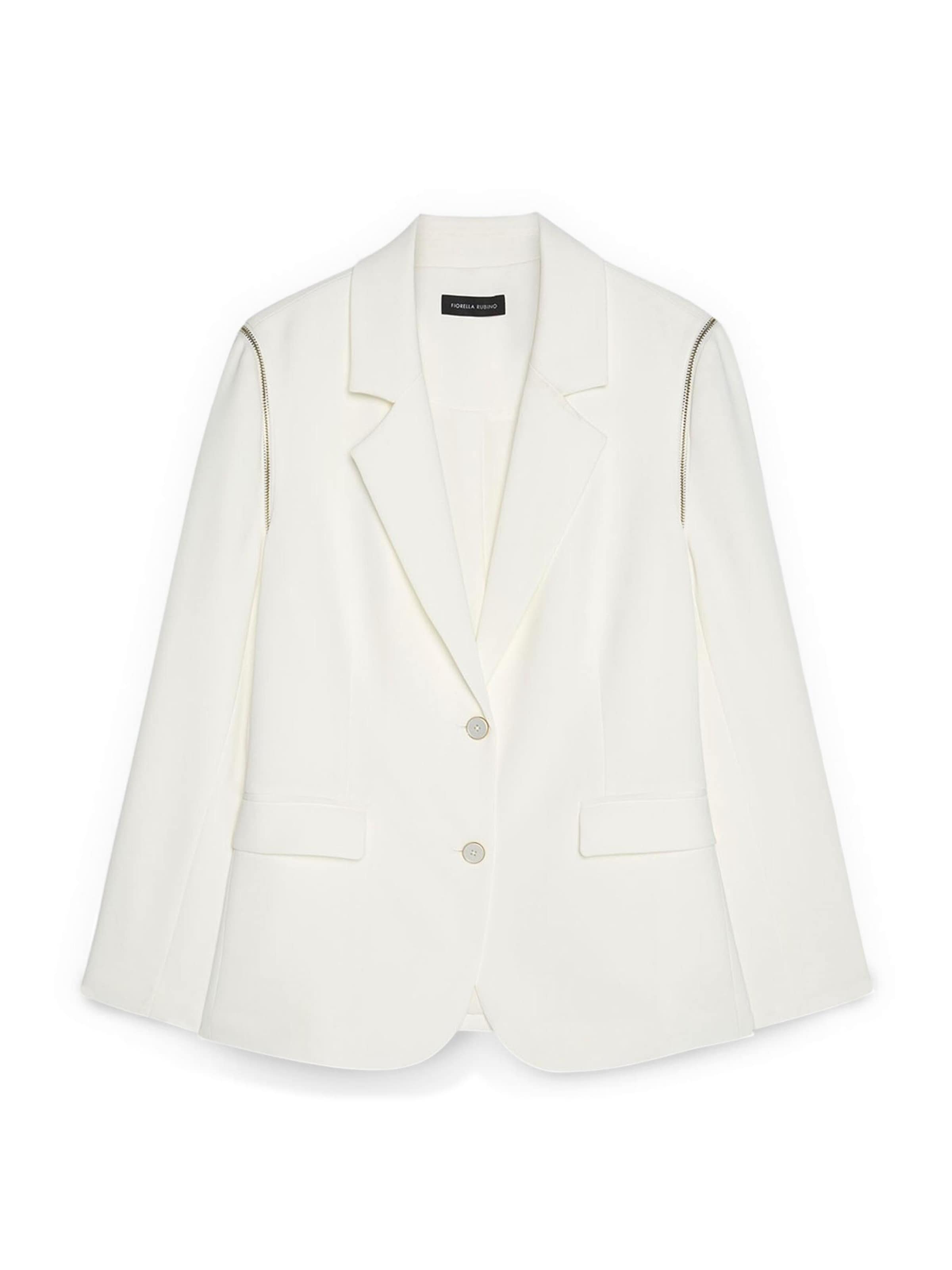 Fiorella Rubino - Chaqueta de entretiempo en blanco: frente
