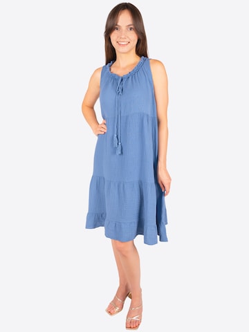 Seasons of April Summer dress ' BUKI ' in Blue