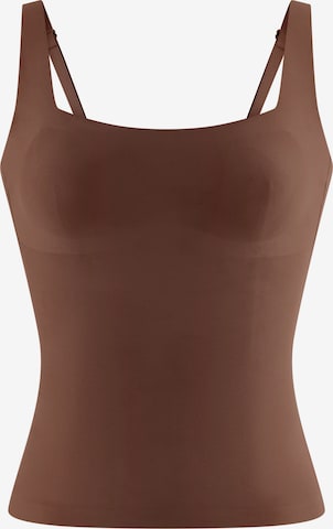 Maglietta intima 'PURE PERFECT' di ETAM in marrone: frontale