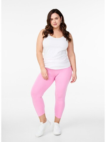 Zizzi Skinny Pajkice | roza barva