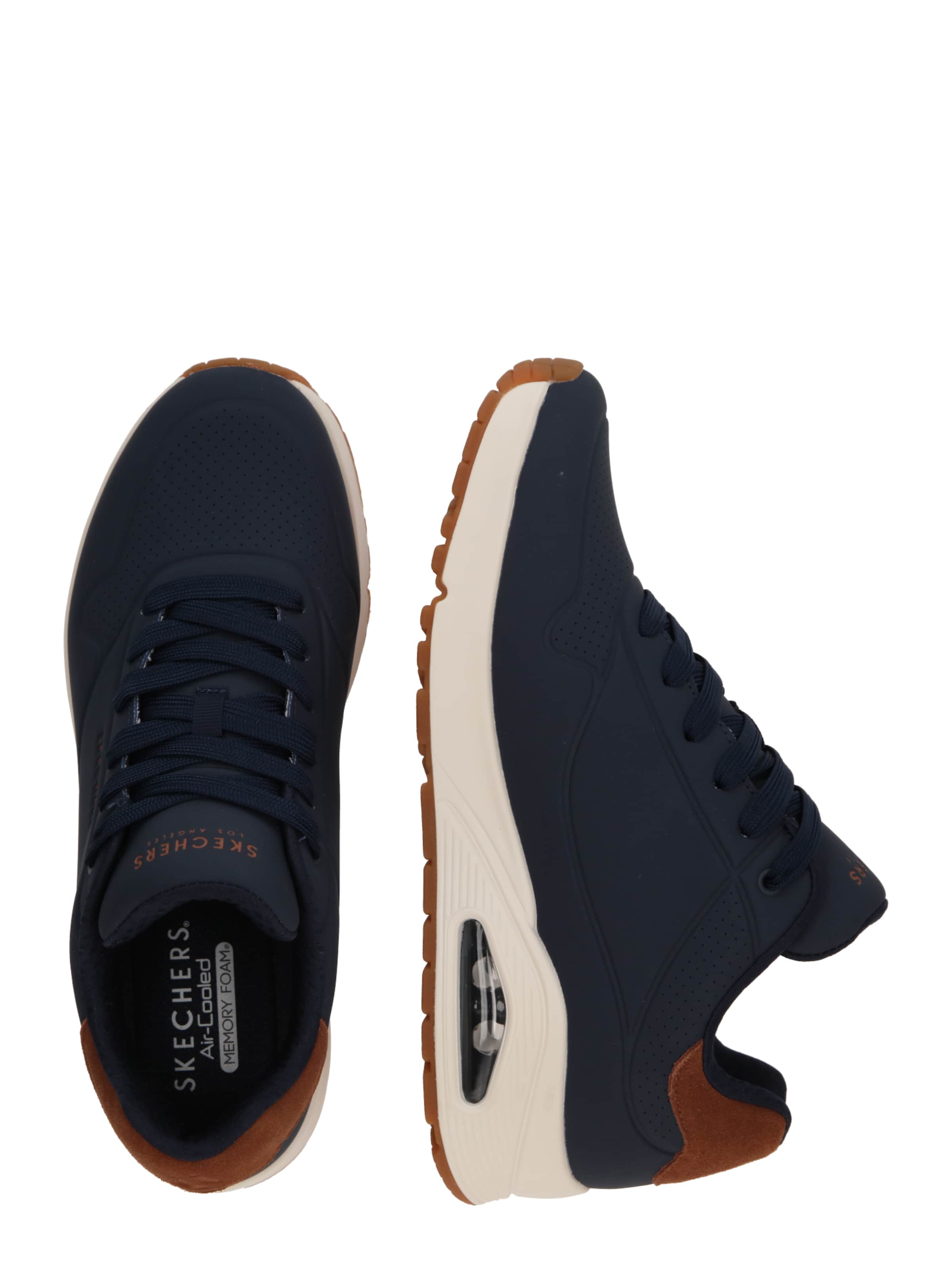 SKECHERS Ниски маратонки 'Uno - Suited On Air' в синьо