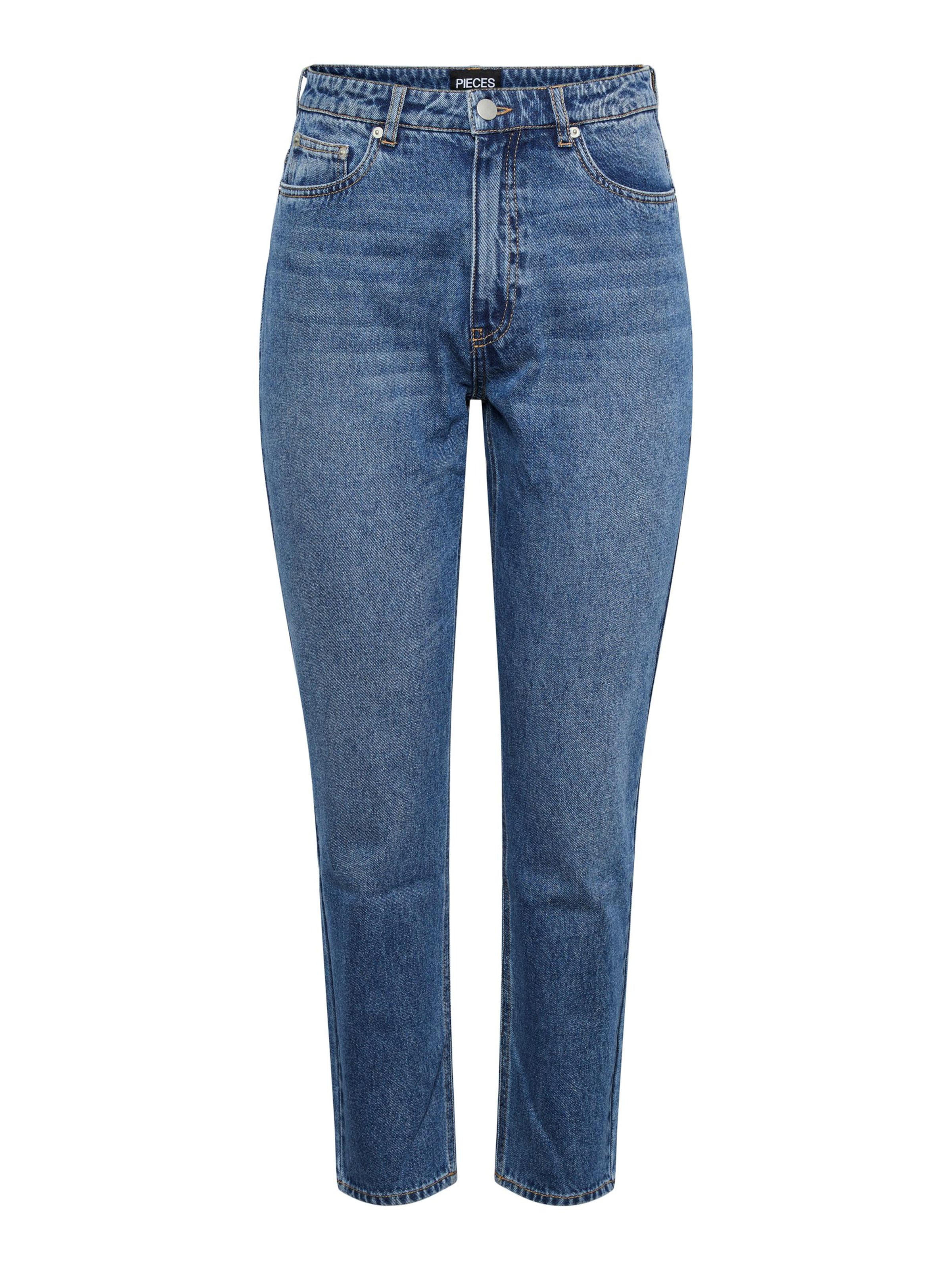 PIECES Slimfit Jeans 'Nursel' in Blau: Vorderseite