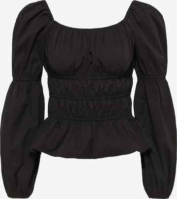 faina Blouse in Zwart: voorkant