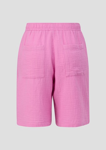 s.Oliver Red Label Plus Loosefit Broek in Roze