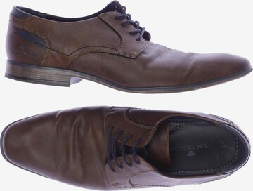 TOM TAILOR Flats & Loafers in 45 in Brown: front