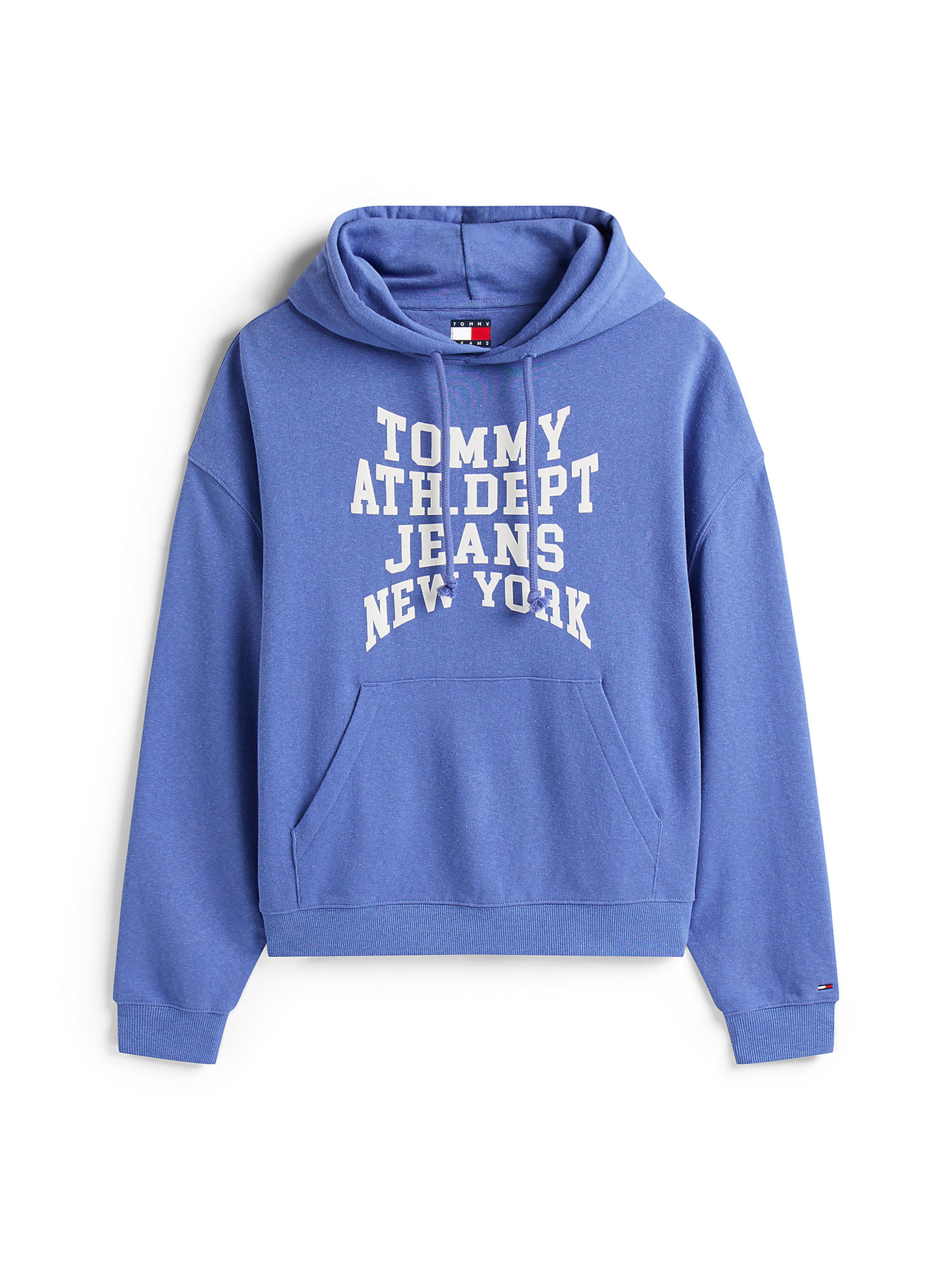 Sweat-shirt 'Heritage '90s Varsity' Tommy Jeans en violet : devant