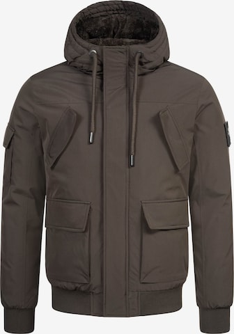 Alessandro Salvarini Winter jacket 'AS432' in Grey: front