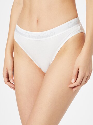 Calvin Klein Underwear Слип 'Cheeky' в бяло: отпред