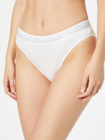 Slip 'Cheeky' Calvin Klein Underwear en blanc : devant