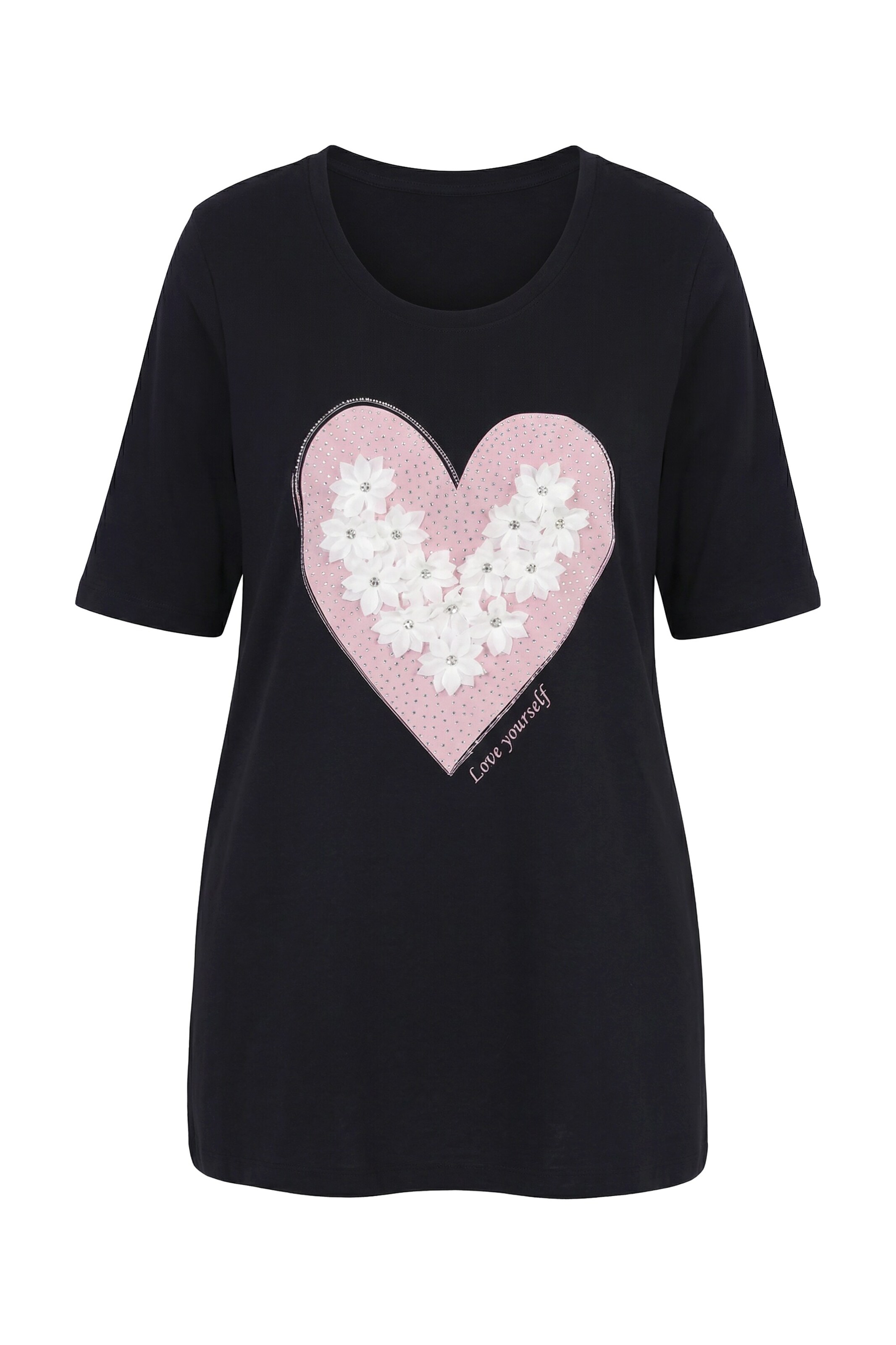 MIAMODA Shirt in Zwart: voorkant