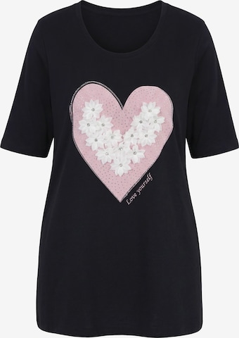 MIAMODA Shirt in Schwarz: Vorderseite