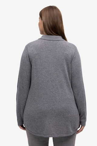 Ulla Popken Knit Cardigan in Grey