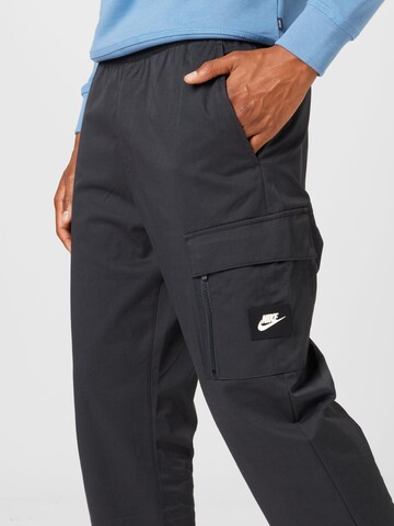 Nike Sportswear Ozke Hlače | črna barva