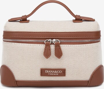 Borsa a tracolla 'Borsa a Mano Strutturata Diana & Co Firenze con Tracolla Regolabile e Dettagli Ecopelle' di Diana&Co. in marrone: frontale