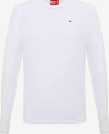 DIESEL Shirt 'T-DIEGOR-LS-MICRODIV' in White: front
