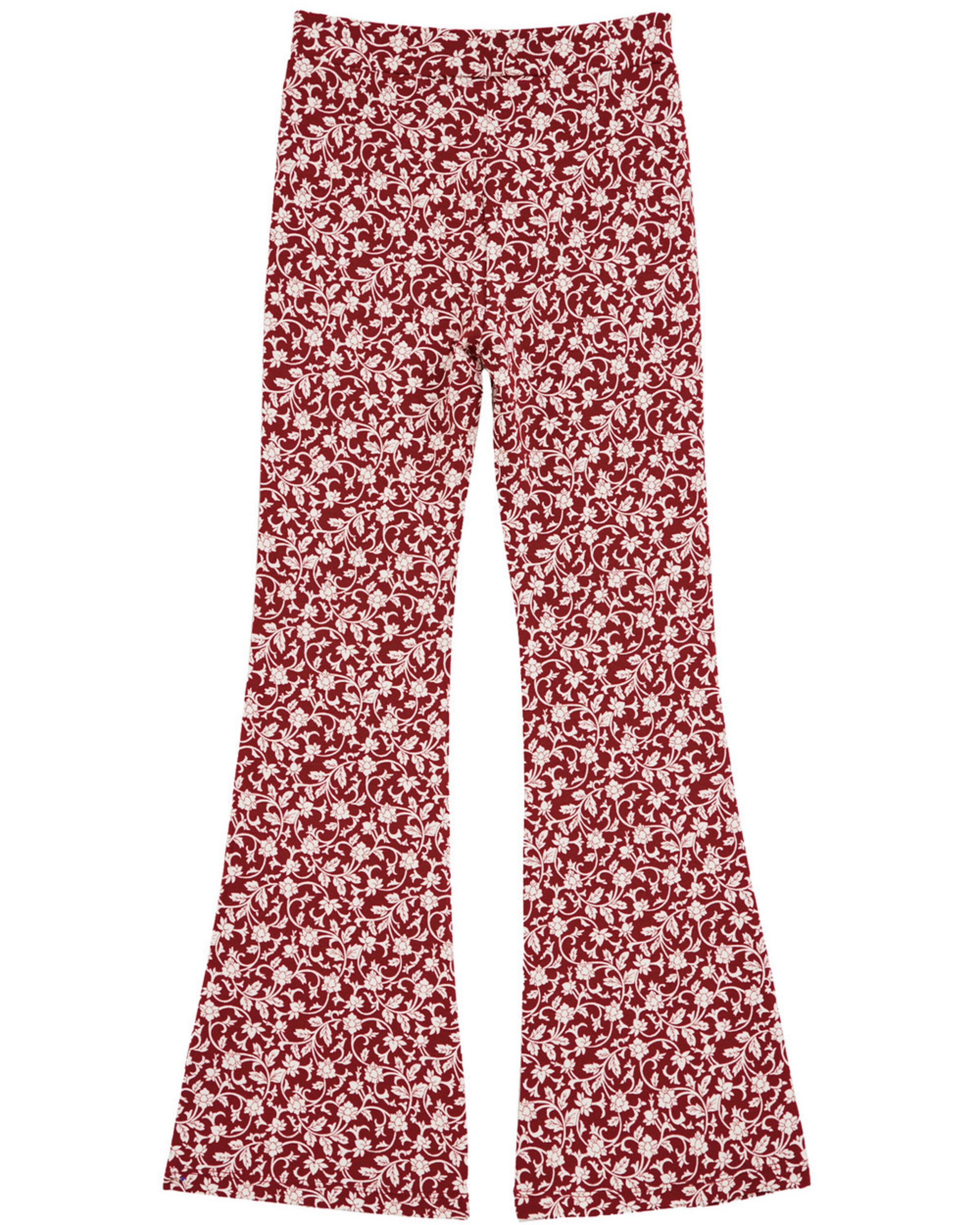 WE Fashion Flared Hose in Rot