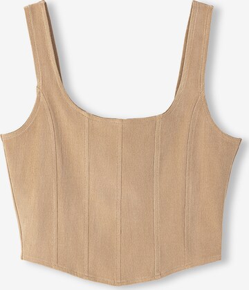 Ipekyol Top in Beige: voorkant