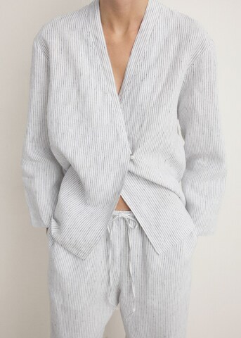 MANGO Pajama Pants 'Geraldin' in White
