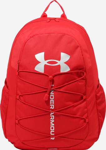 UNDER ARMOUR Sports Backpack 'Hustle' in Red: front