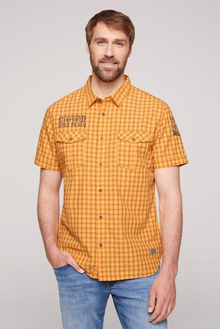 CAMP DAVID Regular Fit Hemd in Orange: predná strana