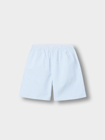 Burocs Regular Pants 'Seersucker' in Blue