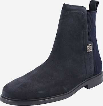 TOMMY HILFIGER Chelsea boots i blå: framsida