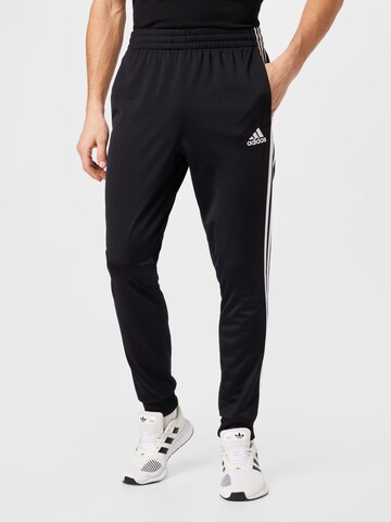 Costum de trening 'Essentials 3-Stripes' de la ADIDAS SPORTSWEAR pe negru