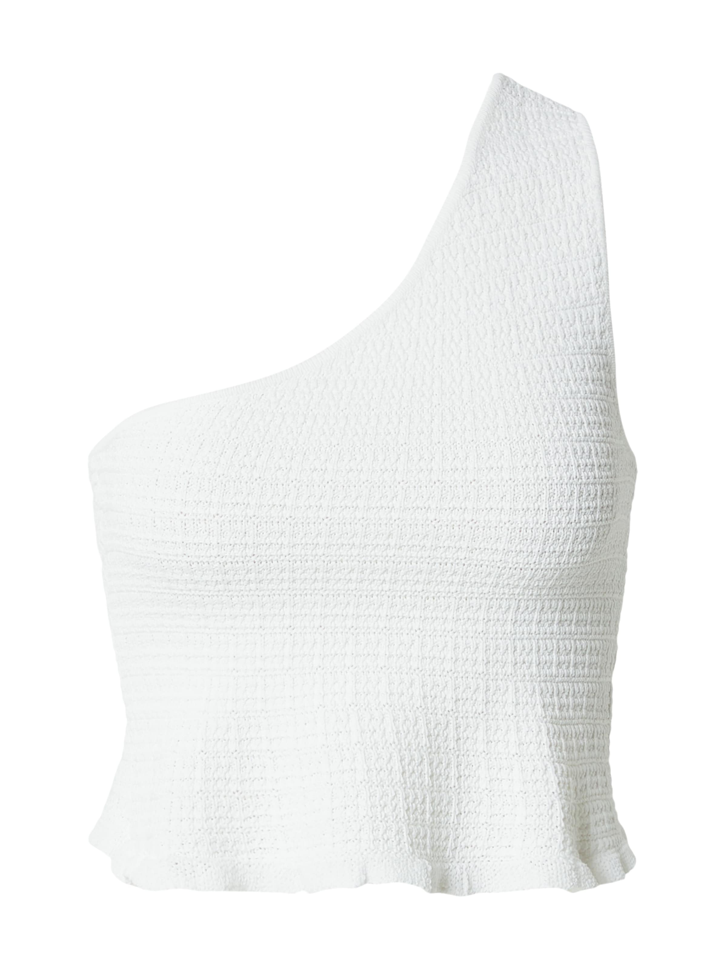 Tally Weijl - Top de punto en blanco: frente