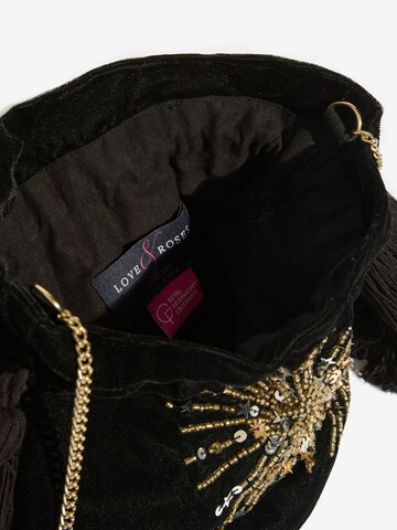 love & roses Pouch in Black