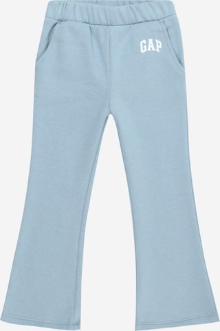 évasé Pantalon GAP en bleu : devant