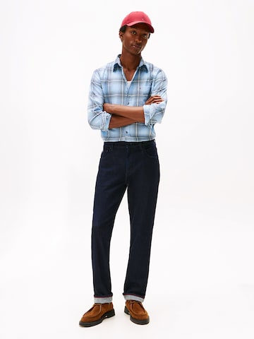 TOMMY HILFIGER Regular Fit Hemd in Blau
