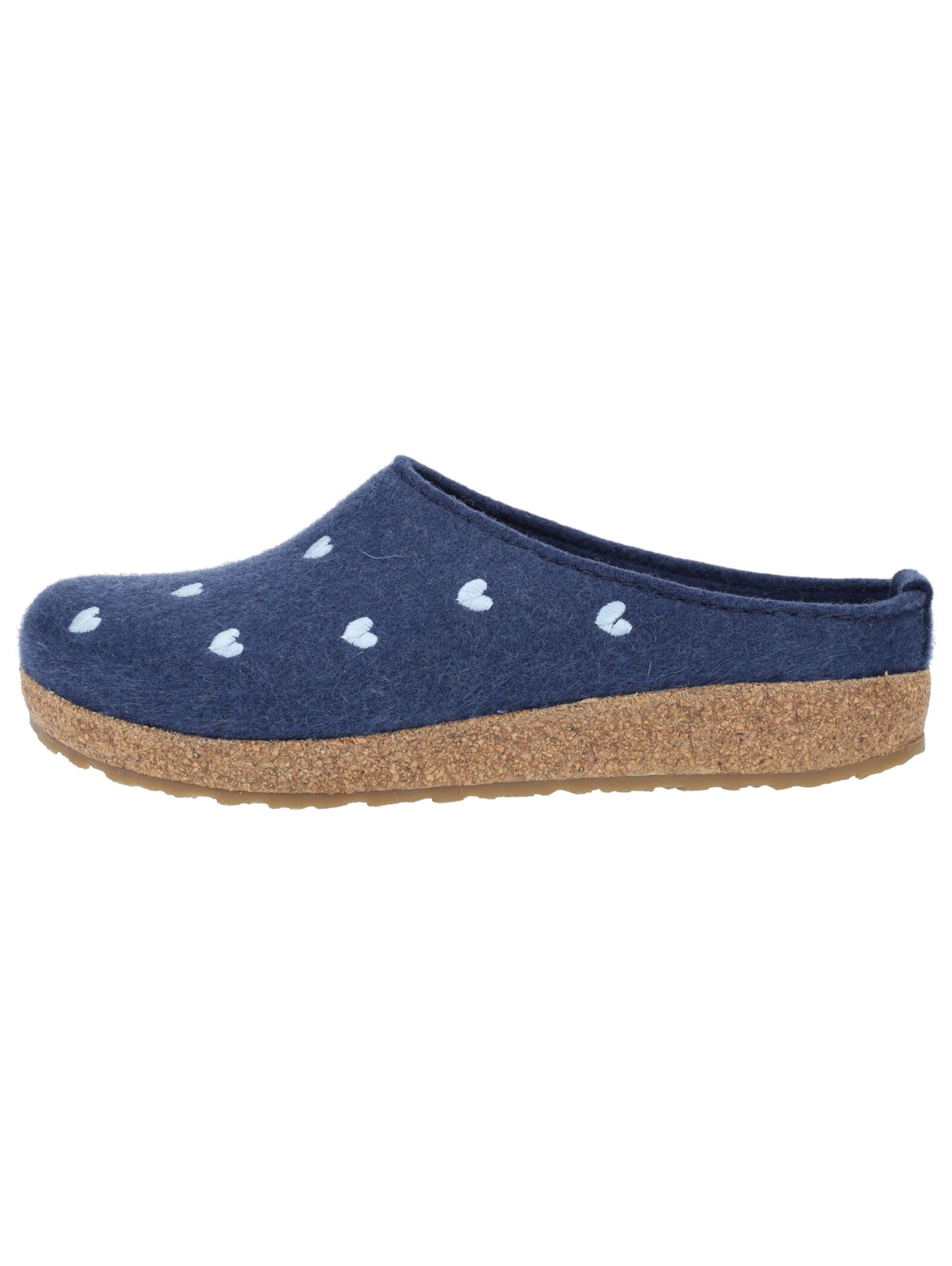 Pantoufle HAFLINGER en bleu