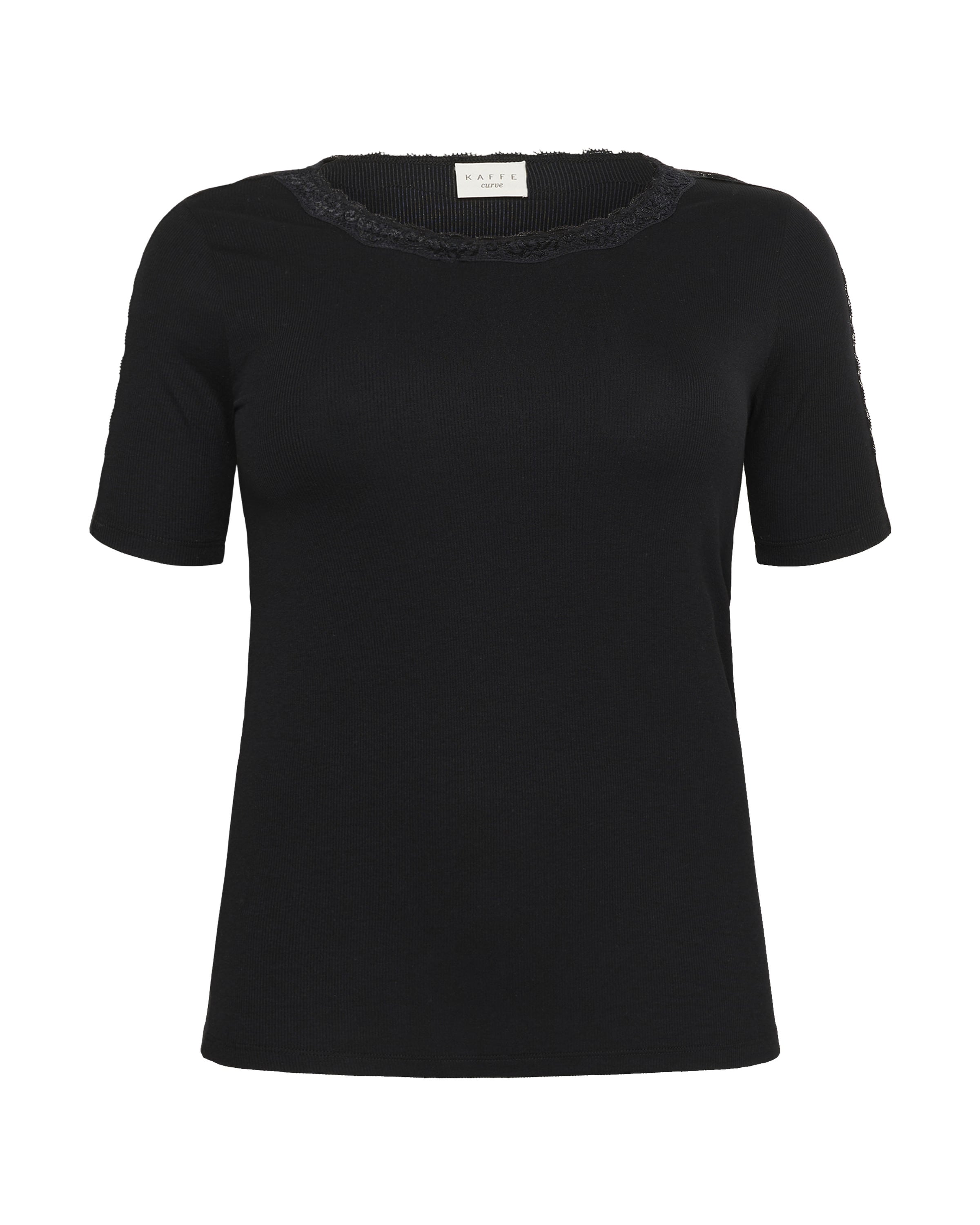 KAFFE CURVE - Camisa 'KCjunna' em preto: frente