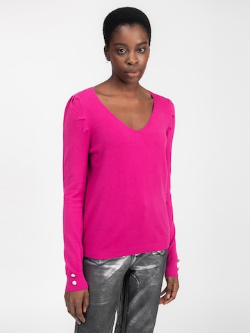 Influencer - Pullover em roxo: frente