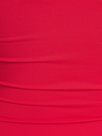 Bershka Блуза боди в червено