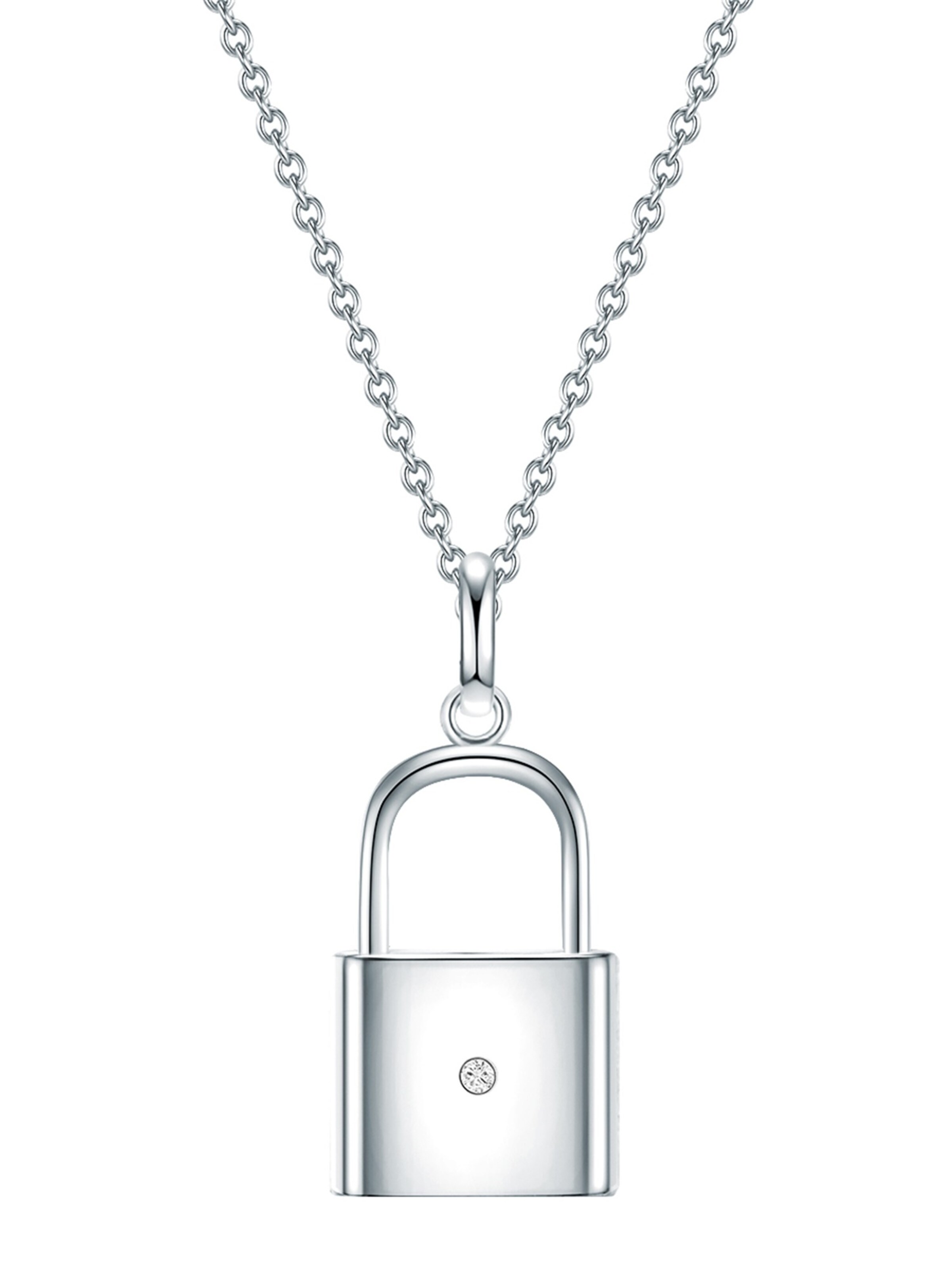 Lulu & Jane Kette in Silber: Vorderseite