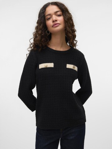 VERO MODA Sweater 'VMHarper' in Black
