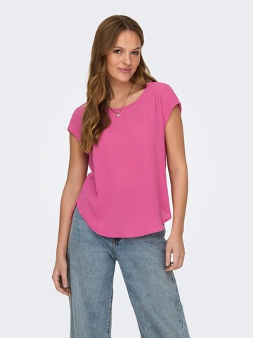 ONLY Μπλούζα 'VIC' σε ροζ: μπροστά