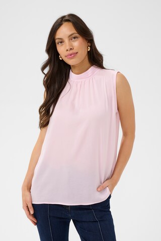 SAINT TROPEZ - Top 'AileenSZ' em rosa: frente