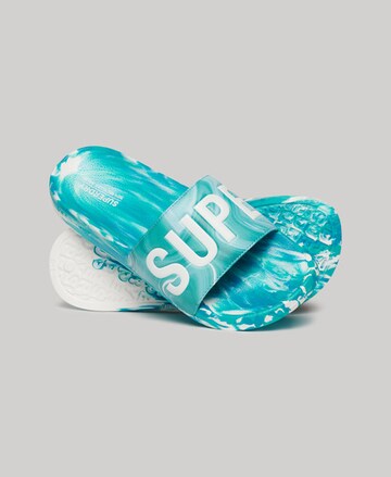 Superdry Beach & Pool Shoes 'Marble ' in Green