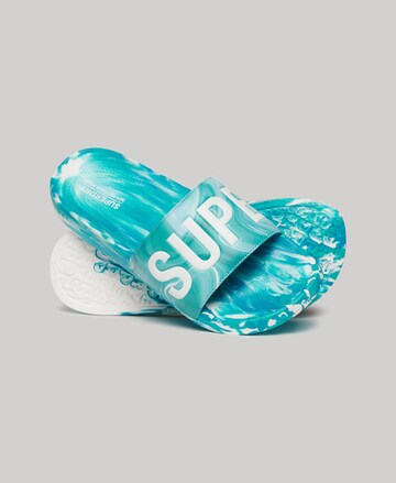 Superdry Badeschuh 'Marble ' in Grün