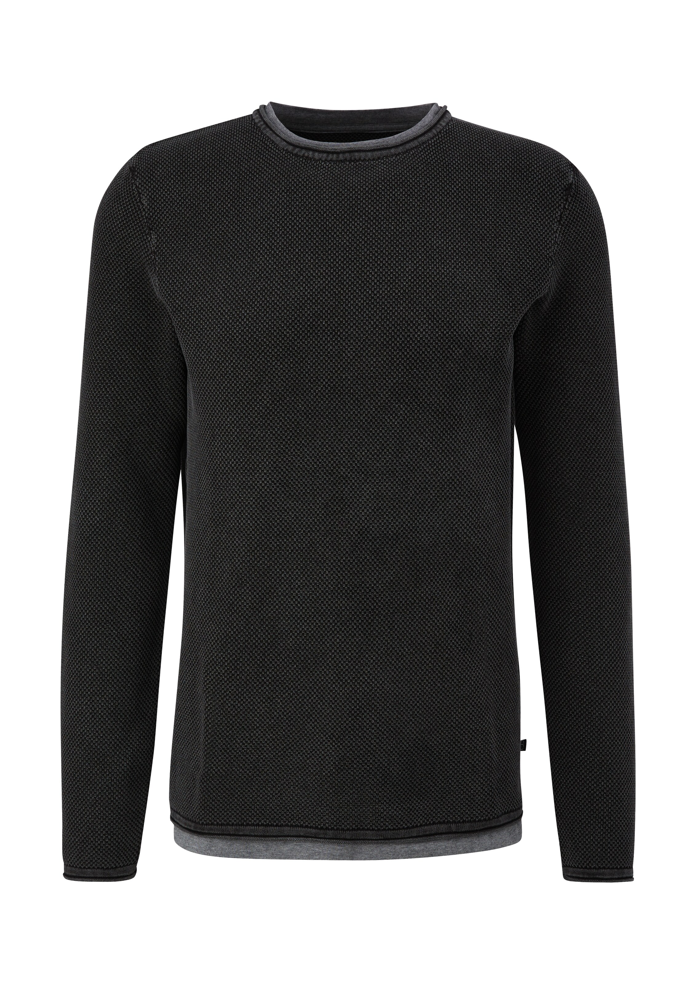 QS Pullover in Schwarz: Vorderseite