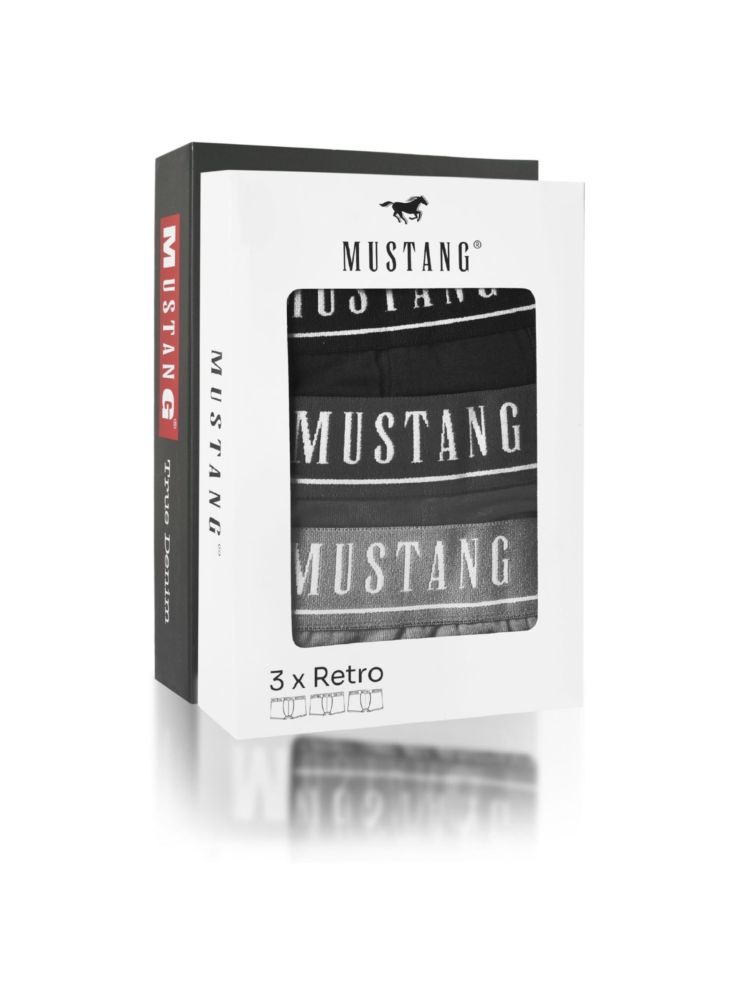 MUSTANG Boxer shorts in Black