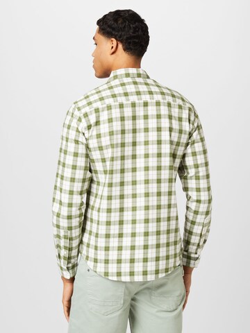 BLEND Regular fit Button Up Shirt in Green