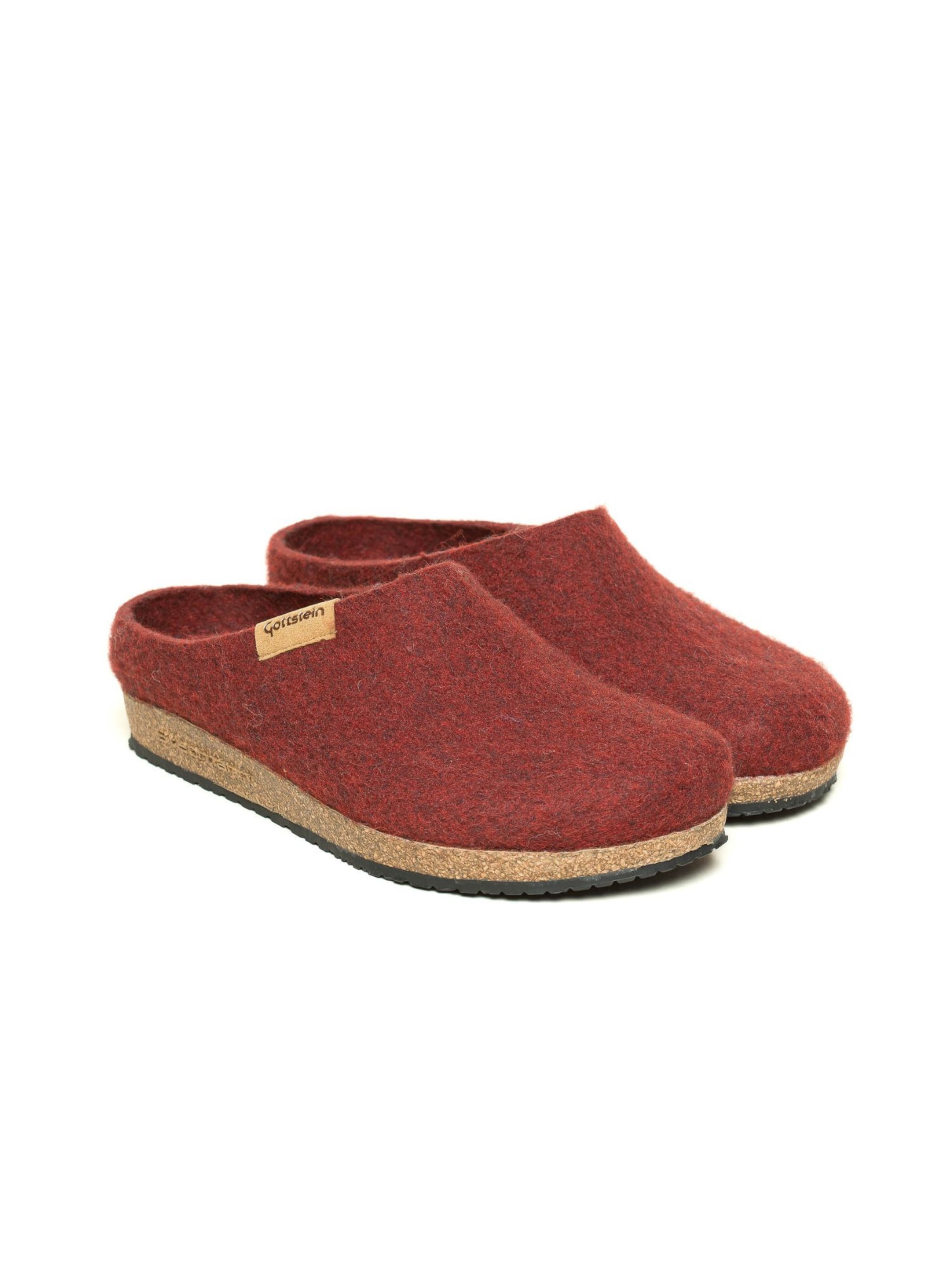 Stegmann Clogs 'Filzclogs Stegmann 208' in Red