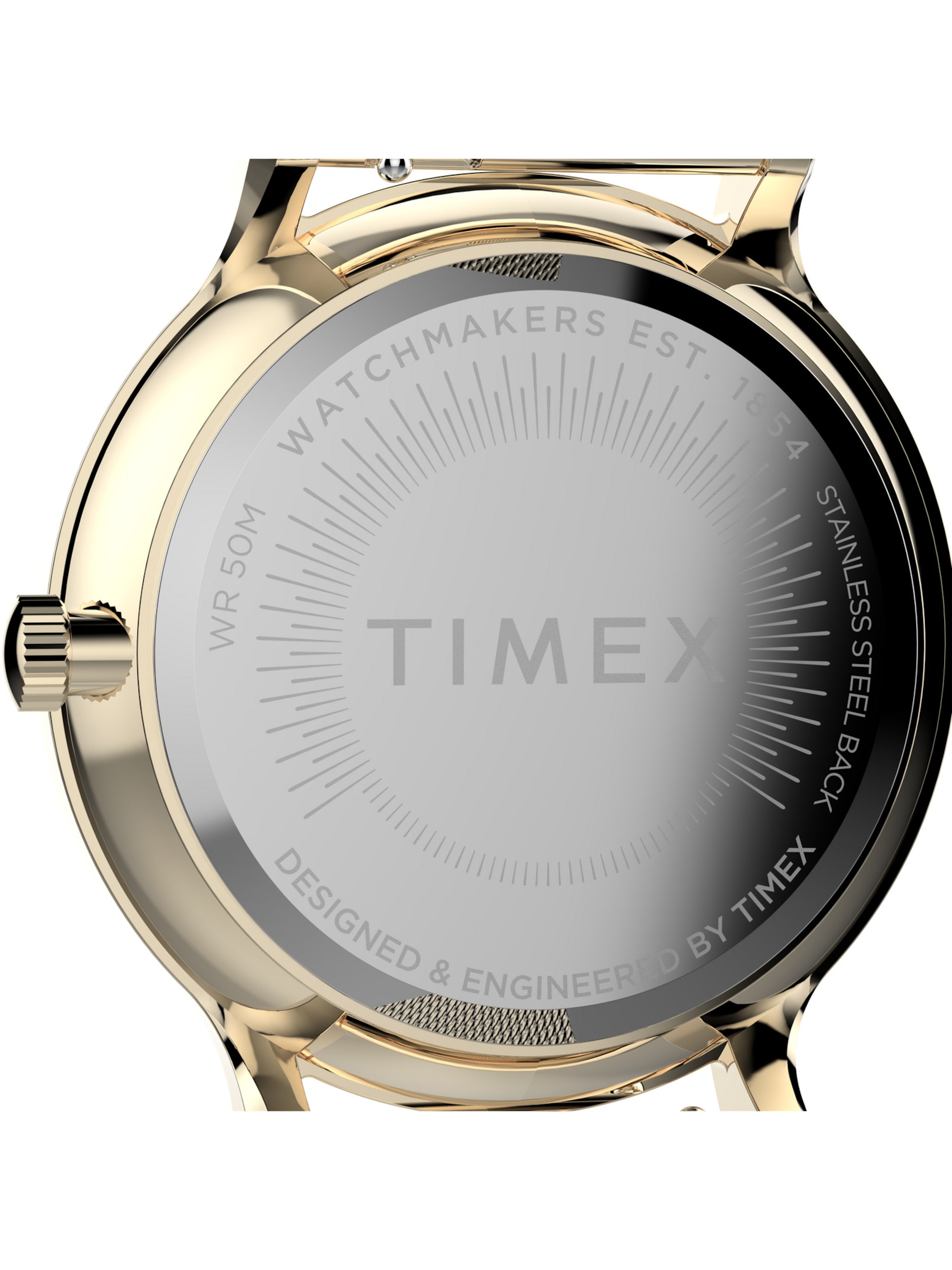 Montre à affichage analogique 'Transcend' TIMEX en or