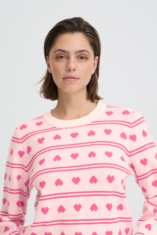 ICHI Sweater 'IHBrielle' in Pink